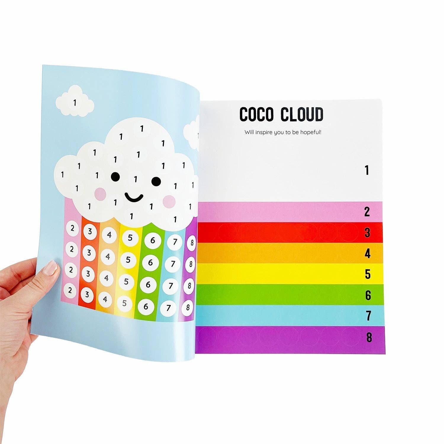 Sticker Dot by Numbers, Volume 1