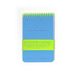 Risograph Reporter's Notebook: Aqua