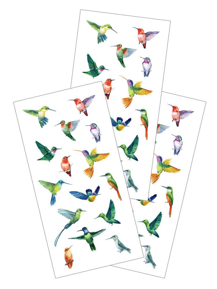 Hummingbirds Mini sticker sheet