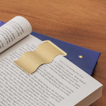 Brass Metal Wave Bookmark