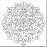 Kaleidoscope Designs Artist's Coloring Book