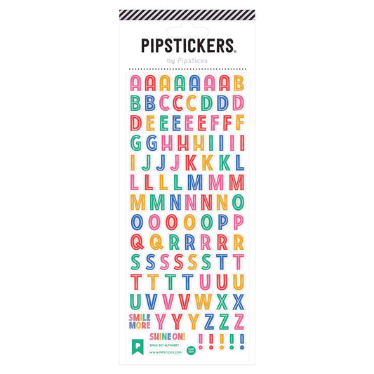 Smile Set Alphabet Stickers