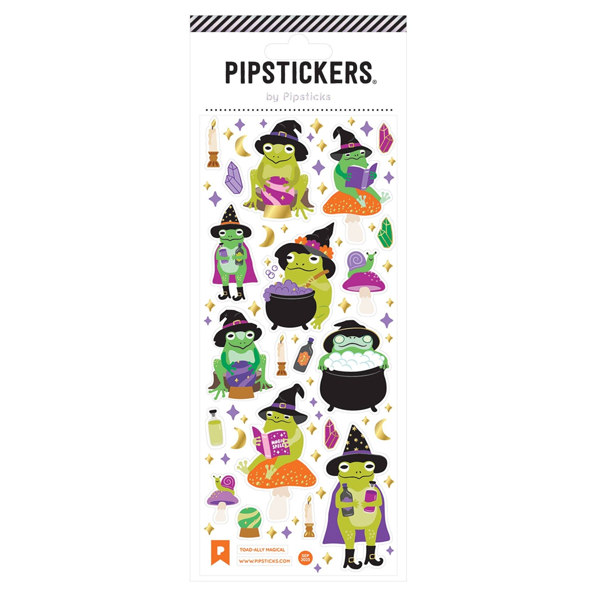 Toad-ally Magical sticker sheet