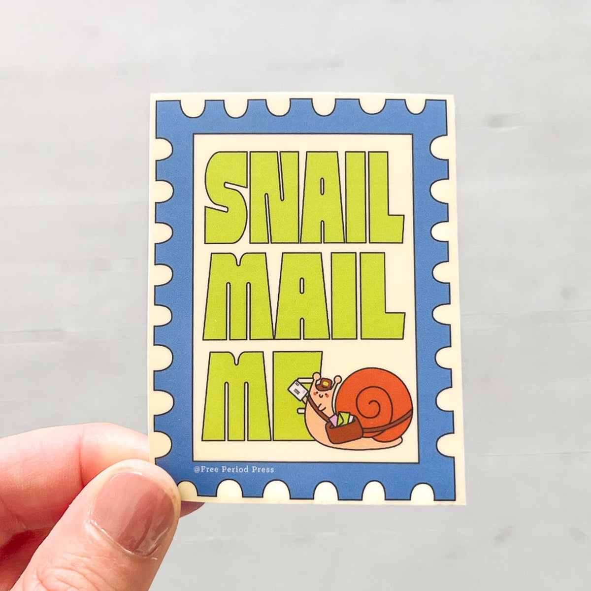 Snail Mail Stamp vinyl sticker
