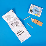 Omy Coloring Pocket Poster- World Atlas