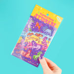 Magical Unicorns Rainbow Mythical Glitter Sticker Sheet