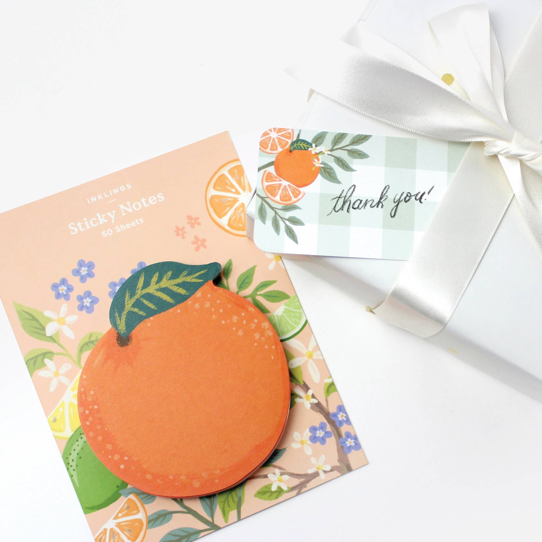 Orange sticky notes