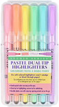 Dual-Tip Pastel Highlighters (Set of 6)