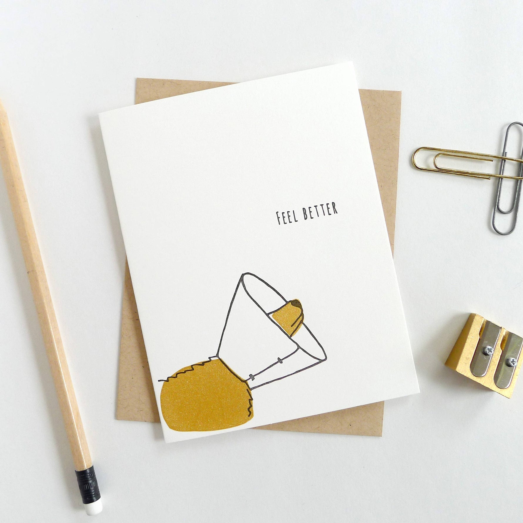 Feel Better Cone Card
