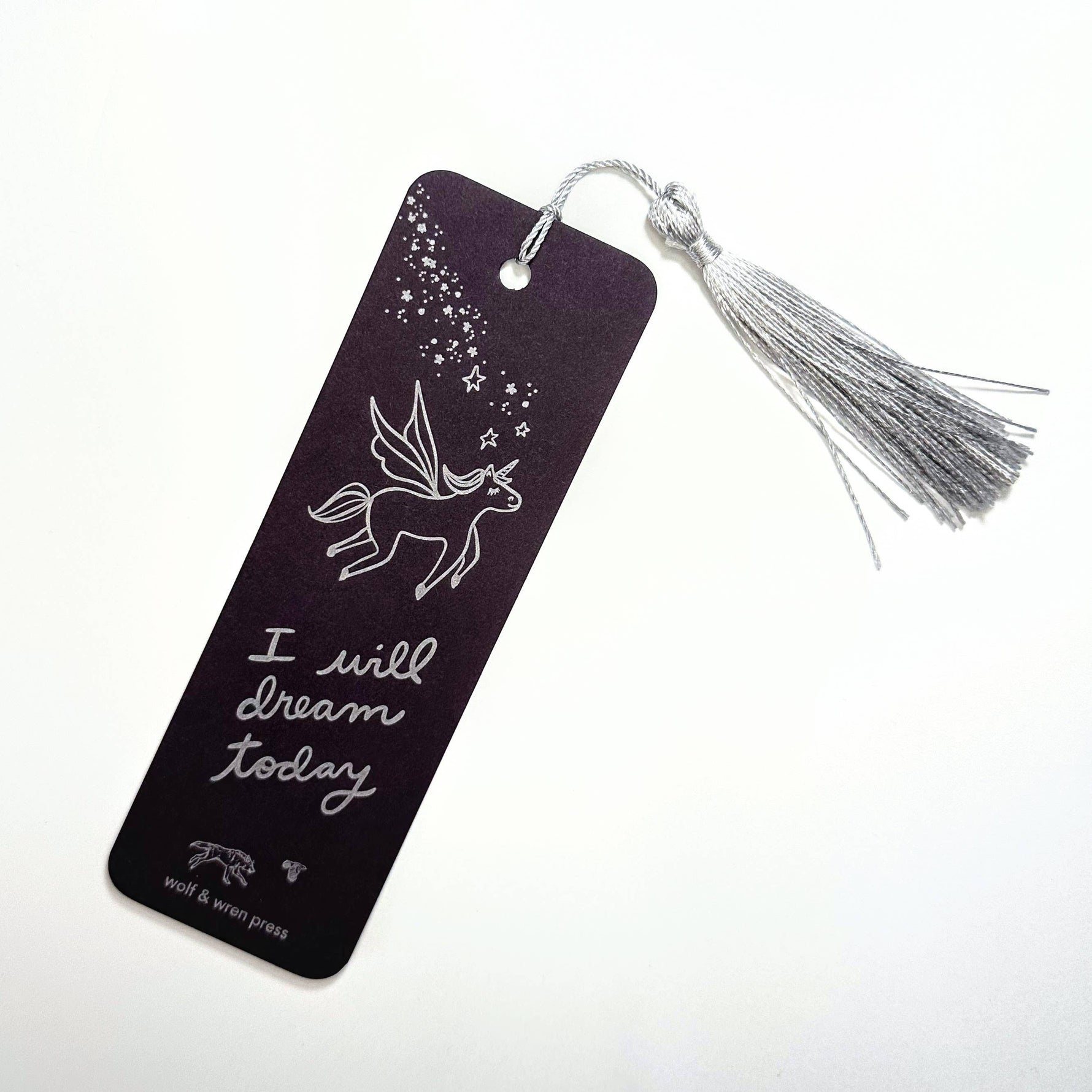 'I Will Dream Today' paper bookmark