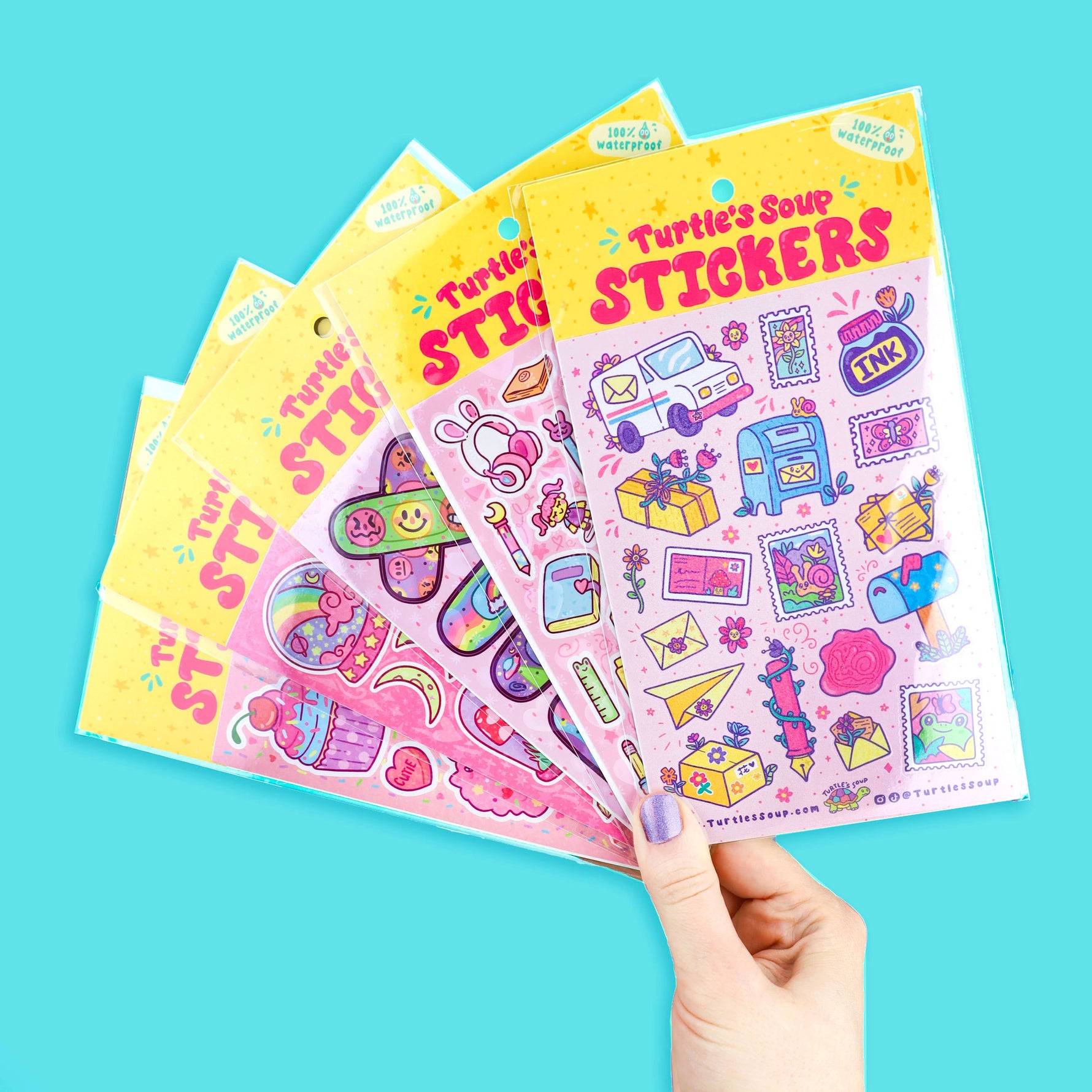 Happy Mail sticker sheet