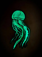 Bioluminescent Jellyfish - Glow in The Dark vinyl sticker