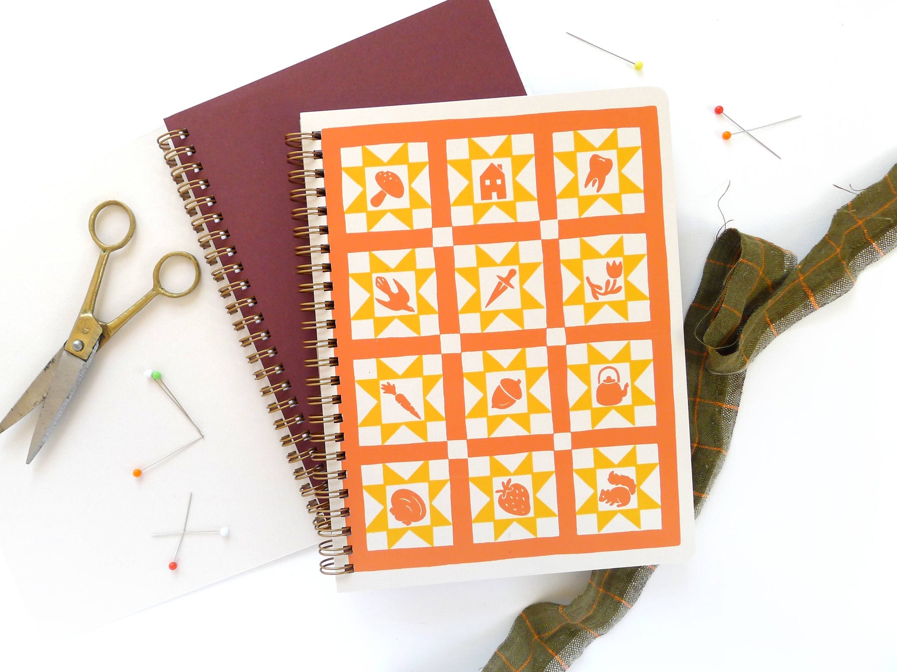 Sawtooth Notebook, Large: Blank