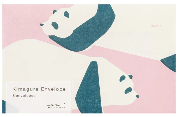 Midori Kimagure Letter Pad - Pandas