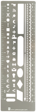 Metal Stencil Bookmark