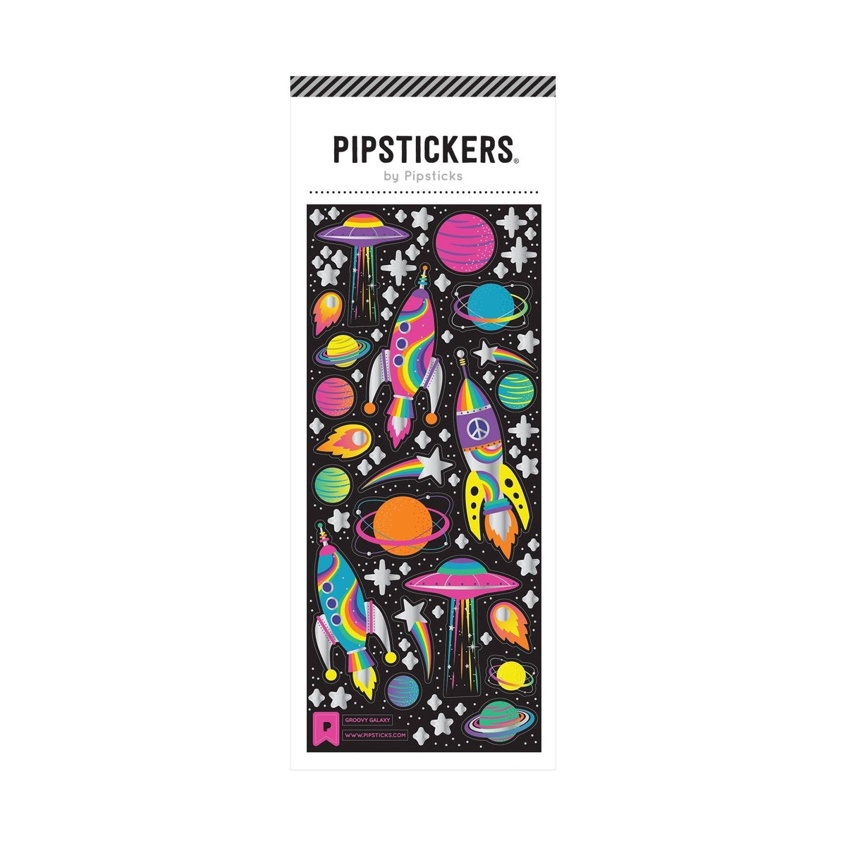 Groovy Galaxy sticker sheet