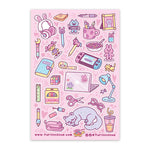 Desk Stuff Glitter Sticker Sheet