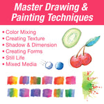 Step by Step Watercolor Pencil Art Beginner's Guide