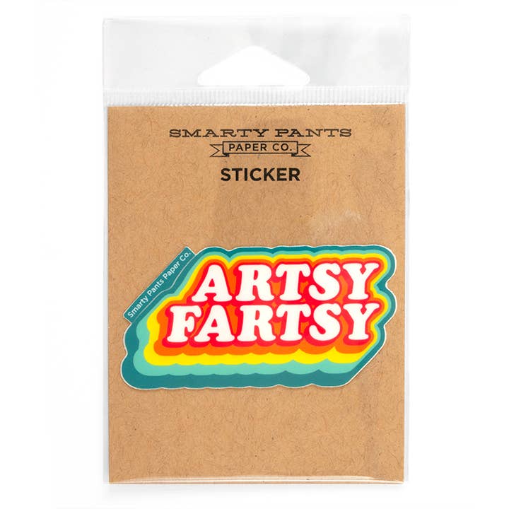 Artsy Fartsy Vinyl Sticker