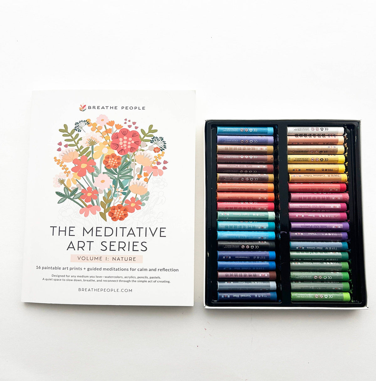 Meditative Painting Art Book: Simple Prompts + Journal Reflections