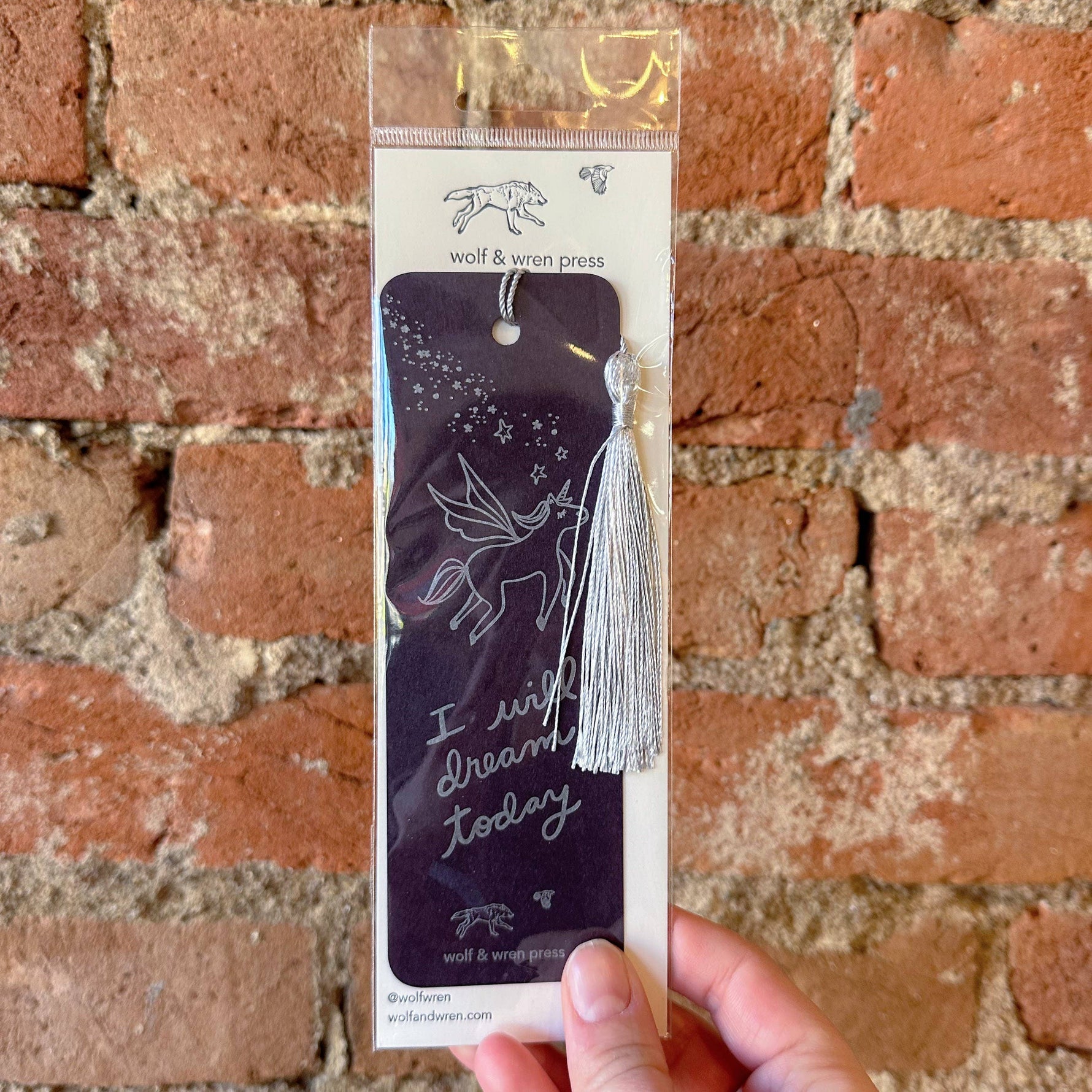 'I Will Dream Today' paper bookmark