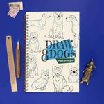 Draw 8 Dogs | Drawing Activity Book