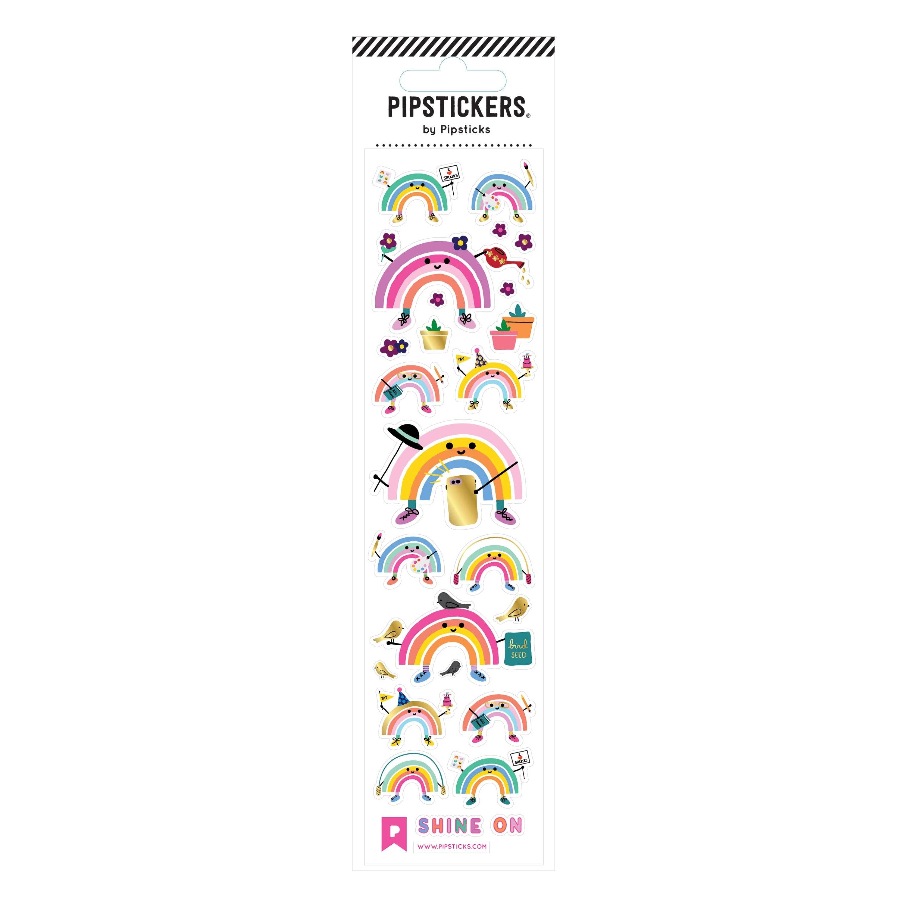 Shine On sticker sheet