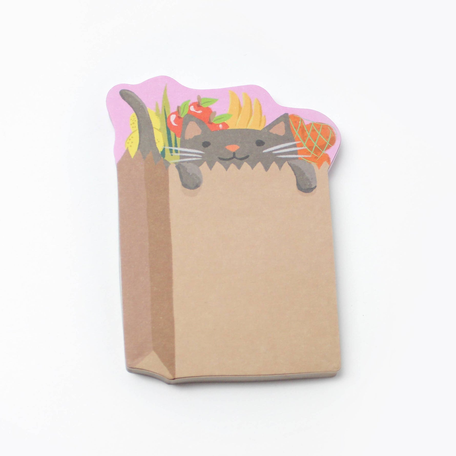 Grocery Kitten sticky notes