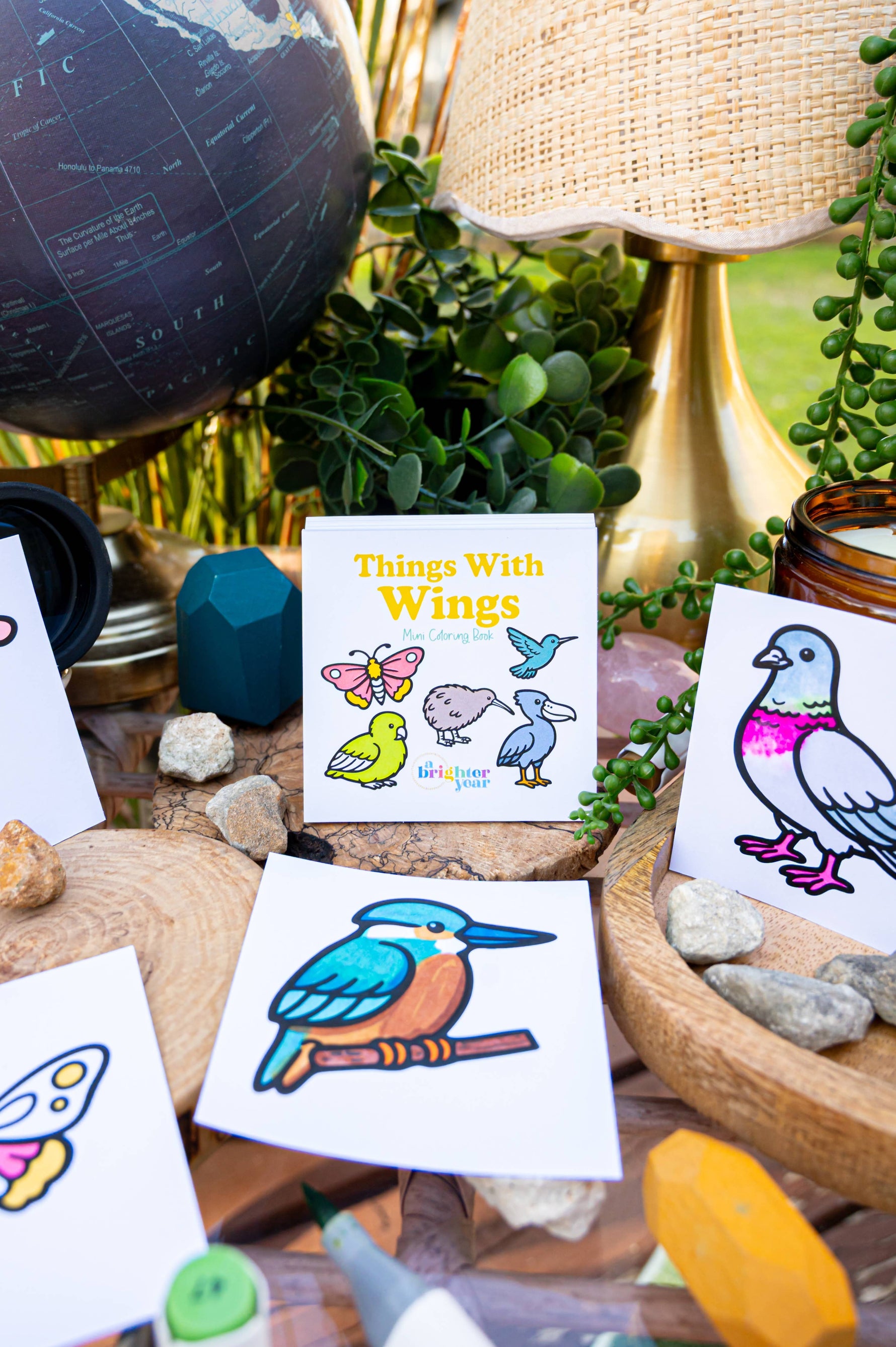 Things With Wings Mini Coloring Book