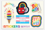 LGBTQ+ Pride Vinyl Sticker Sheet