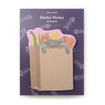 Grocery Kitten sticky notes