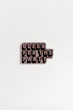 Queer for the Party vinyl sticker