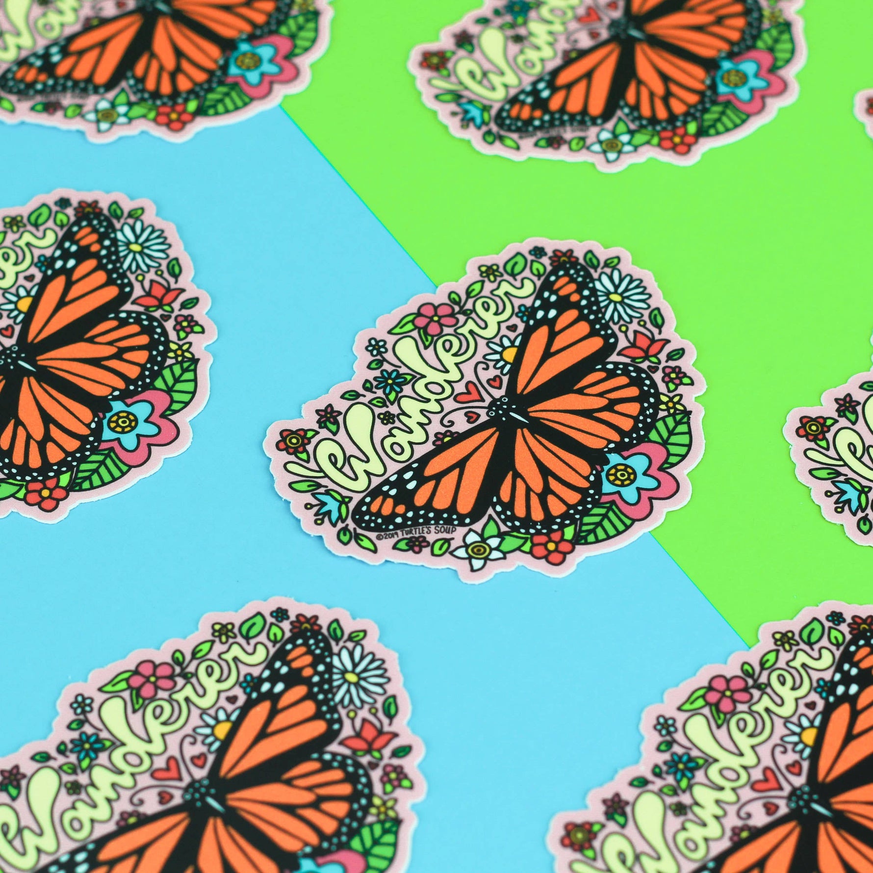 Butterfly Wanderer Vinyl Sticker