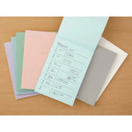 Midori A5 Paper Pad Dot Grid, Multiple Colors