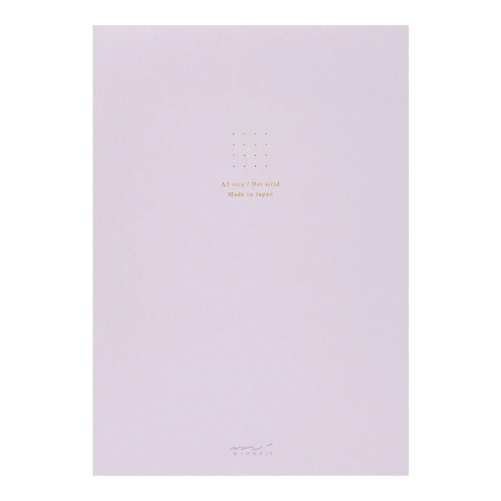 Midori A5 Paper Pad Dot Grid, Multiple Colors