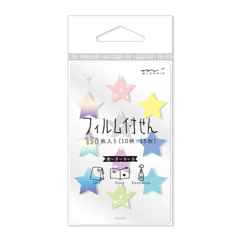 Sticky Memo Film Mini Star stickers