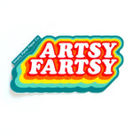 Artsy Fartsy Vinyl Sticker