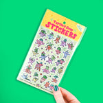 Happy Planters - Garden Stationery Holographic Sticker Sheet