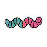 Gummy Worm Vinyl Sticker