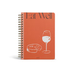 Hardcover Spiral Guided Recipe Journal - Eat Well