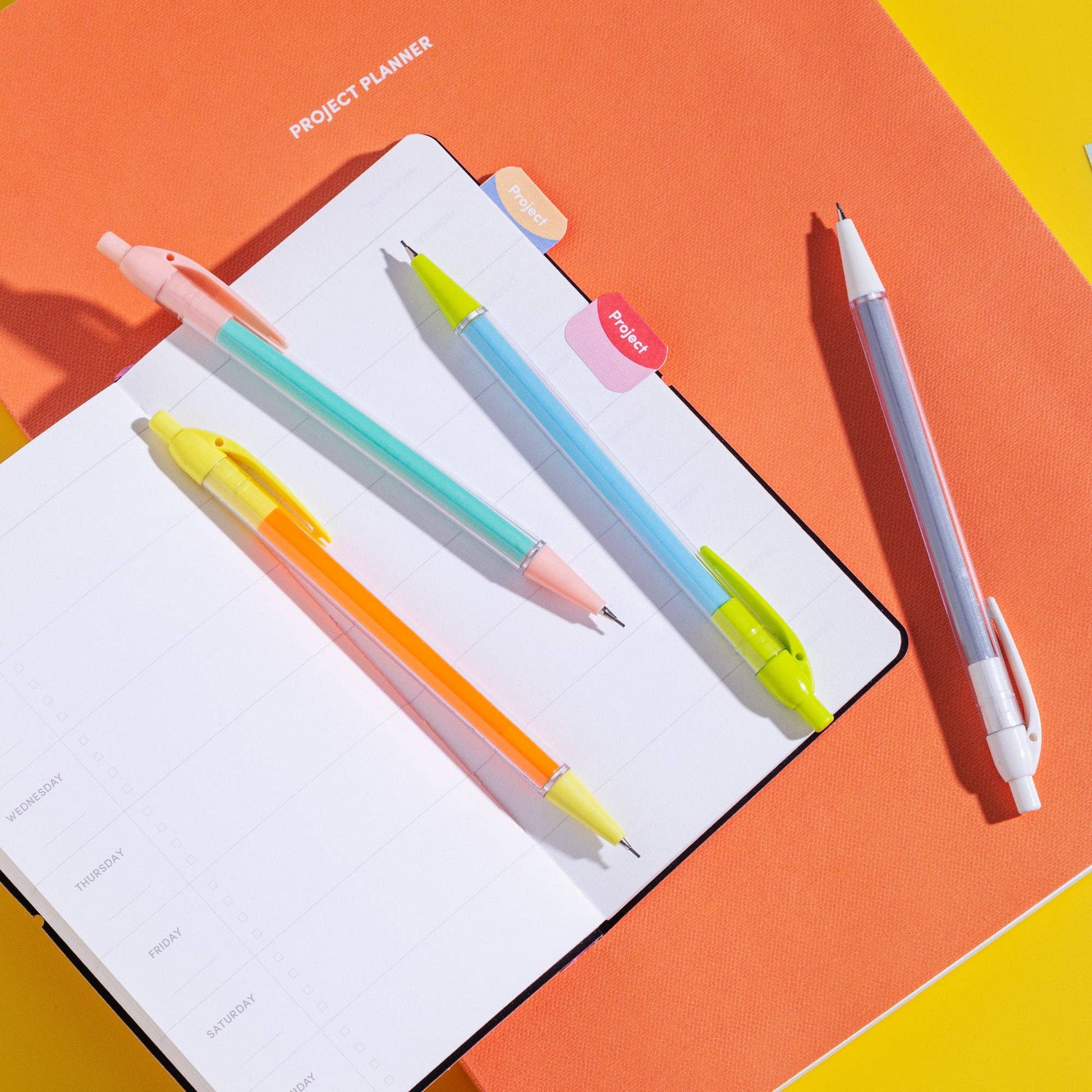 Colorblock Mechanical Pencil Set of 4