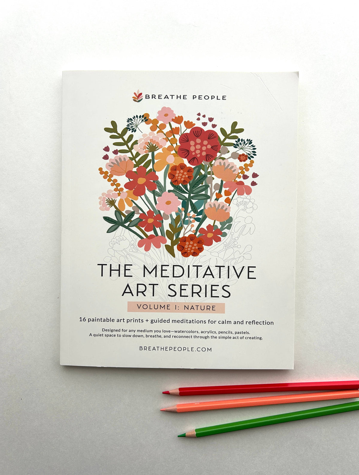 Meditative Painting Art Book: Simple Prompts + Journal Reflections
