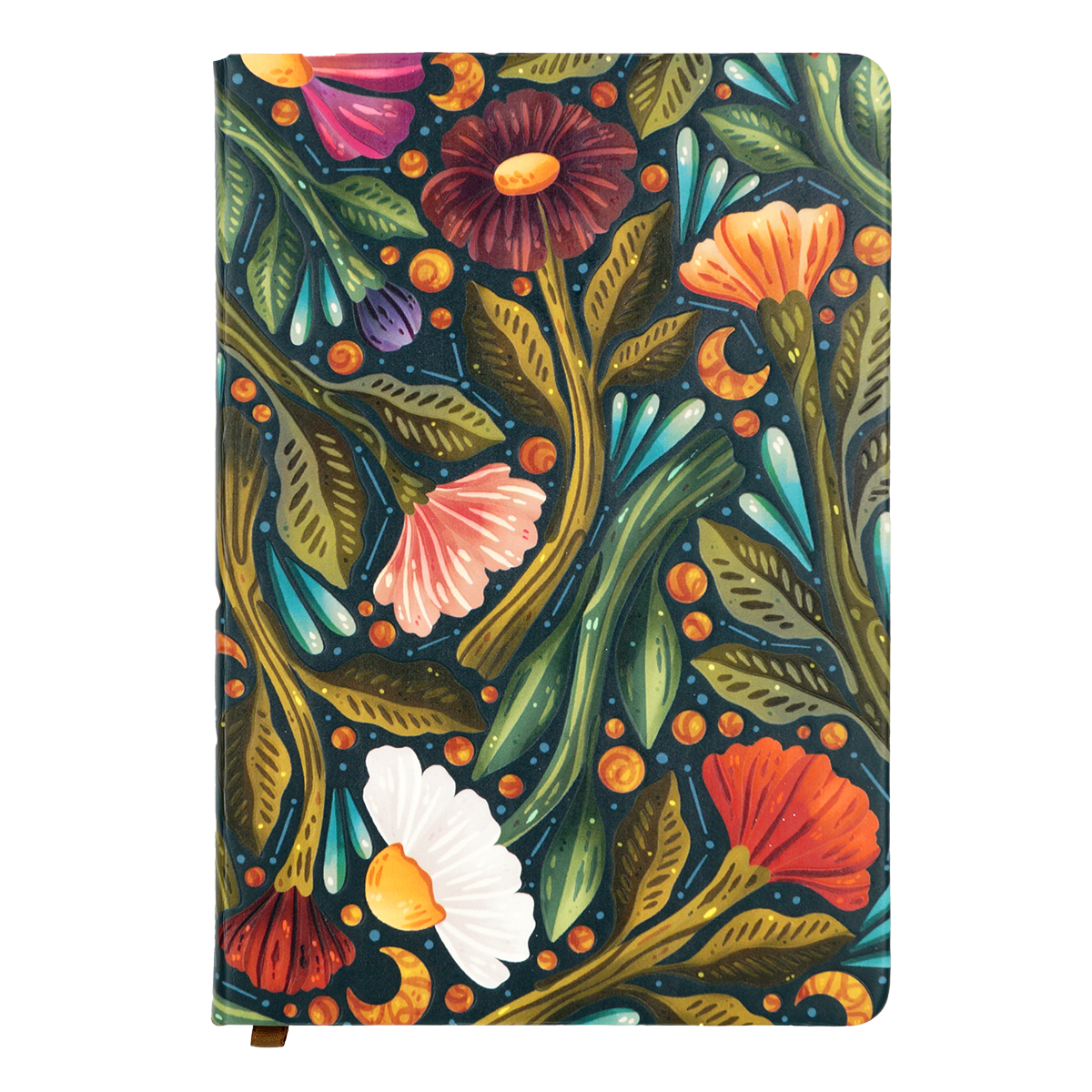 Nightsky Floral Embossed Journal Notebook