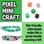 Woven Cube Bracelets craft kit for kids