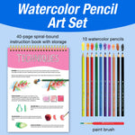 Step by Step Watercolor Pencil Art Beginner's Guide