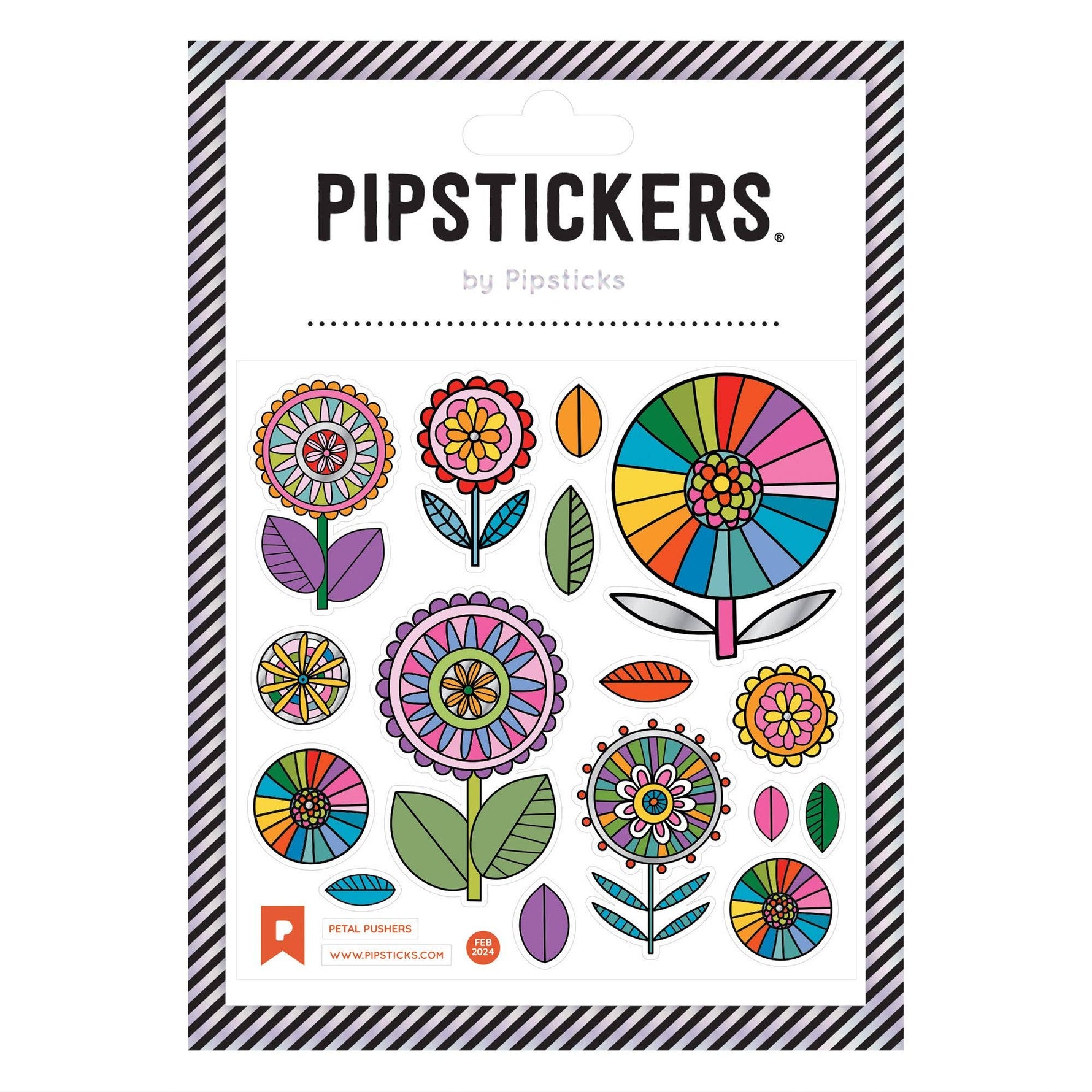 Petal Pushers sticker sheet