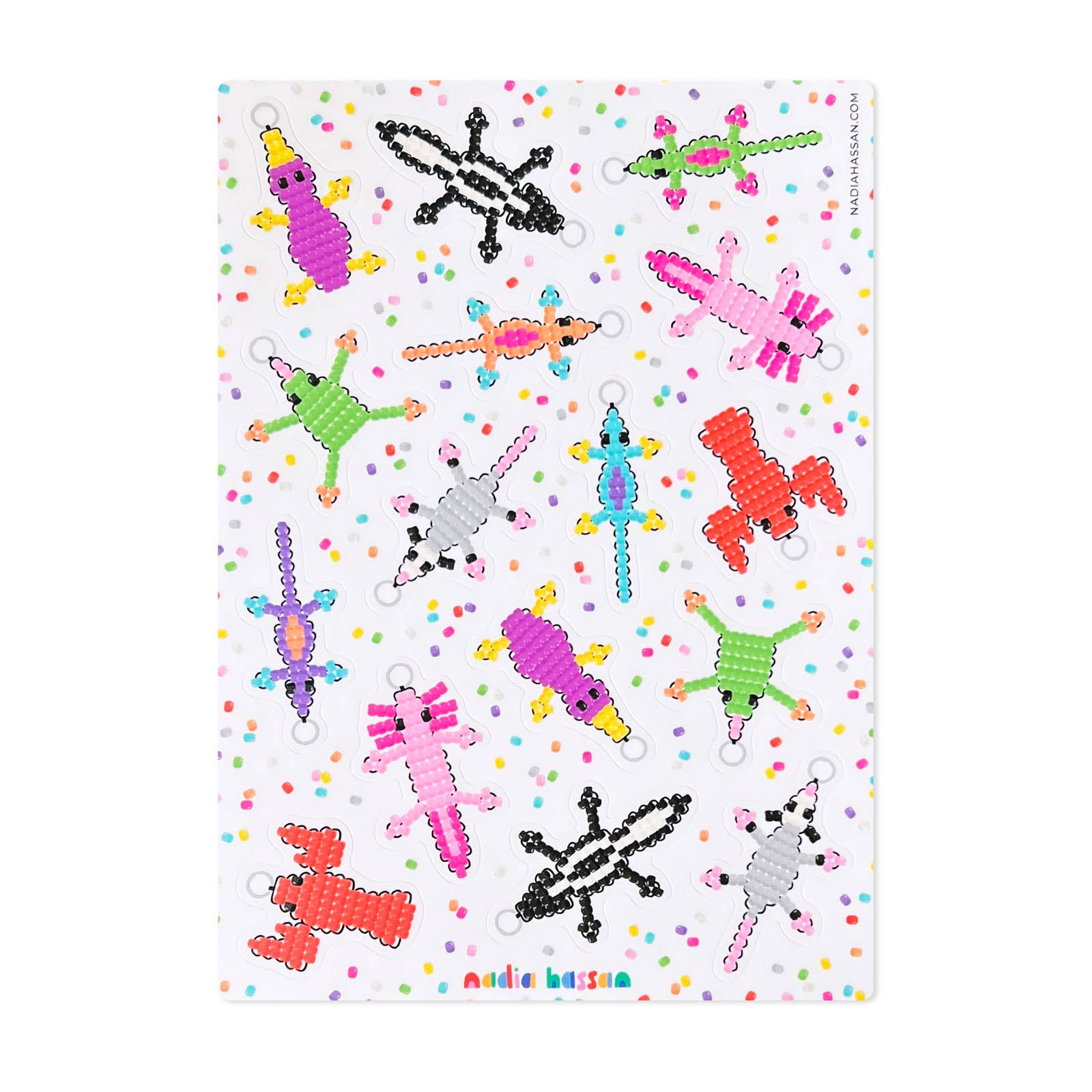 Bead Buddies 5x7 Sticker Sheet