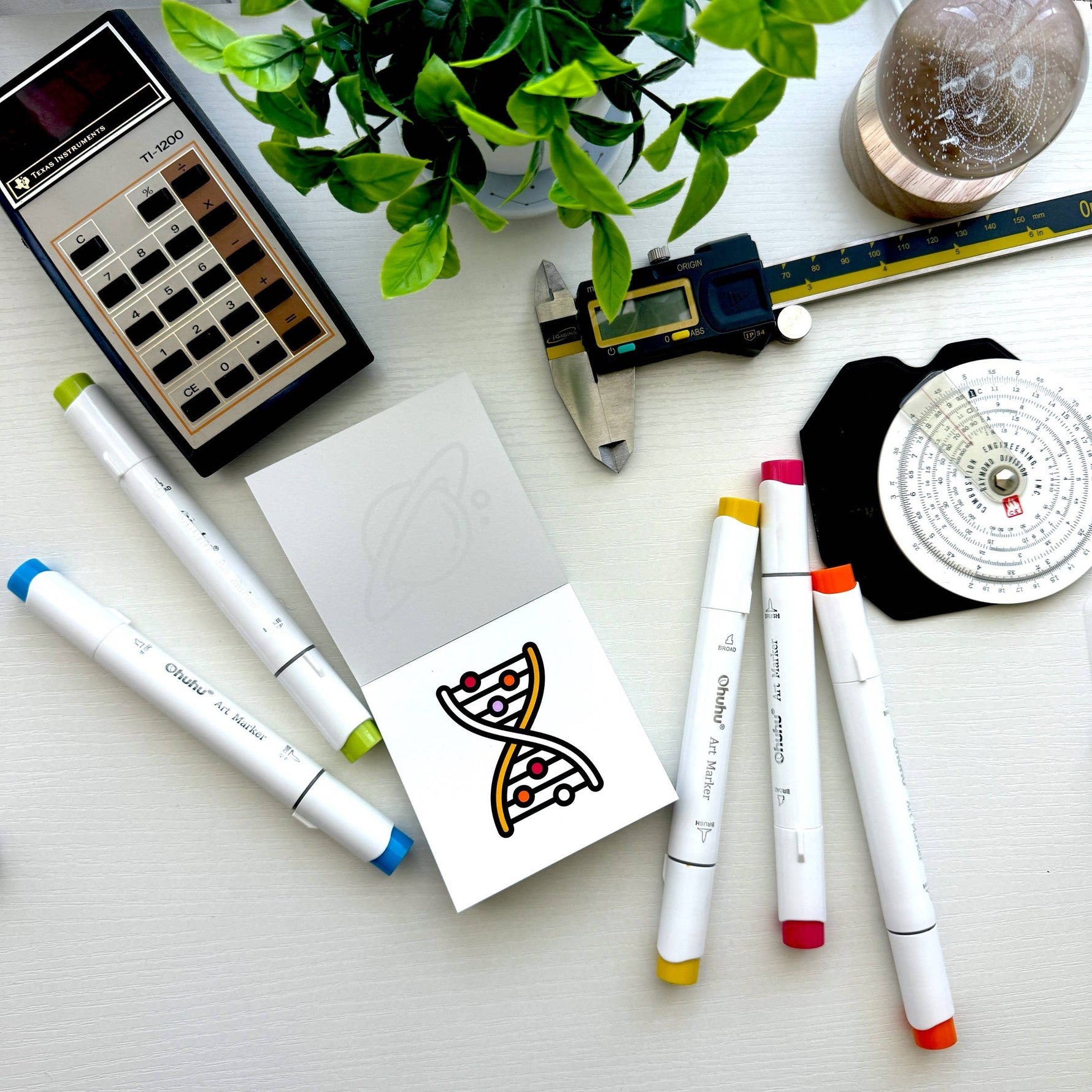 Science and Space Mini Coloring Book for Kids and Adults