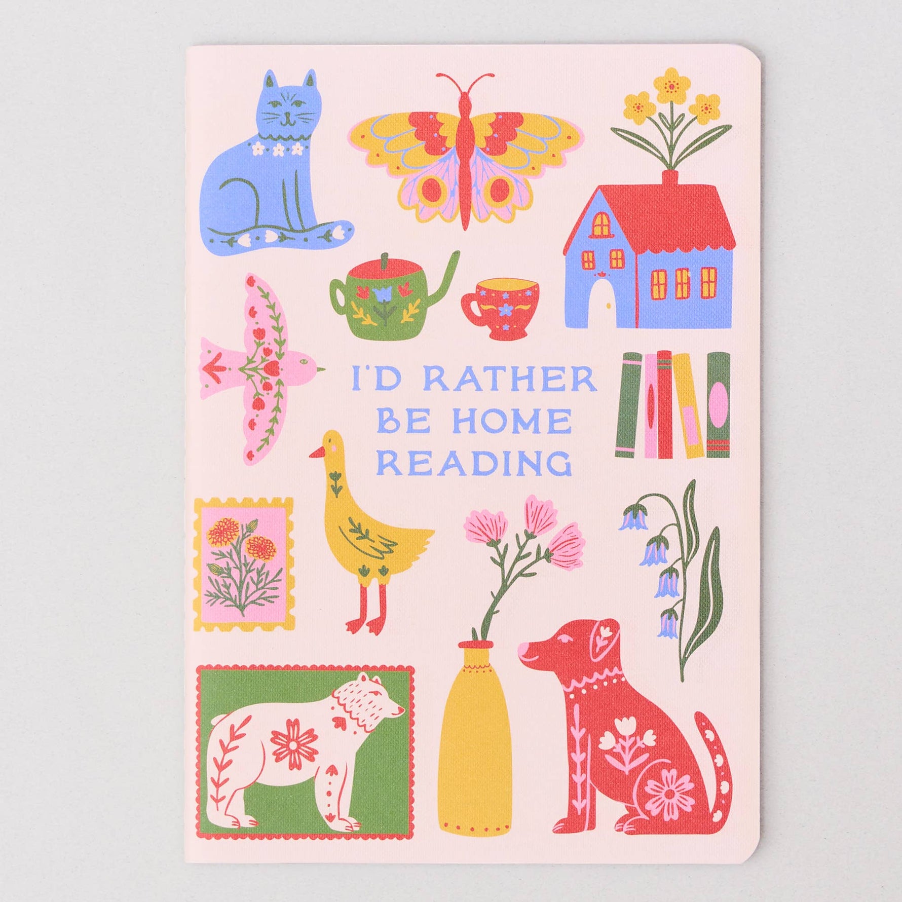 Rough Draft Notebook Set, I'd Rather Be Home Reading