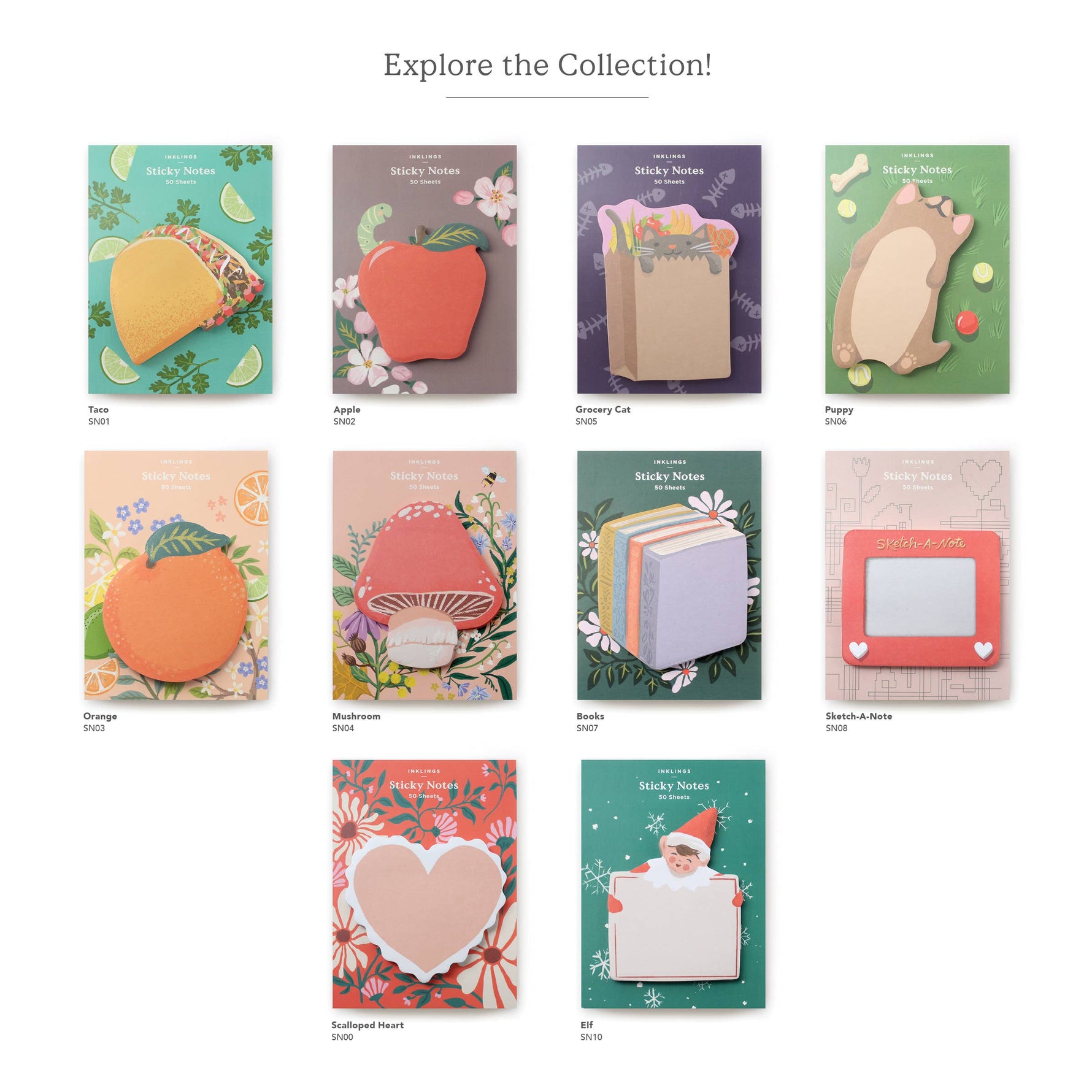Orange sticky notes